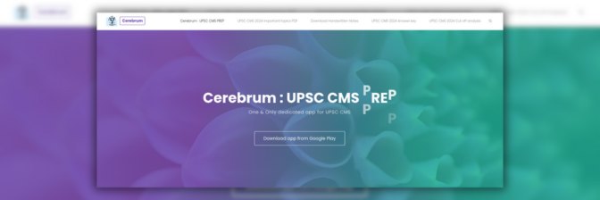 Cerebrum Web Flutter app screenshot