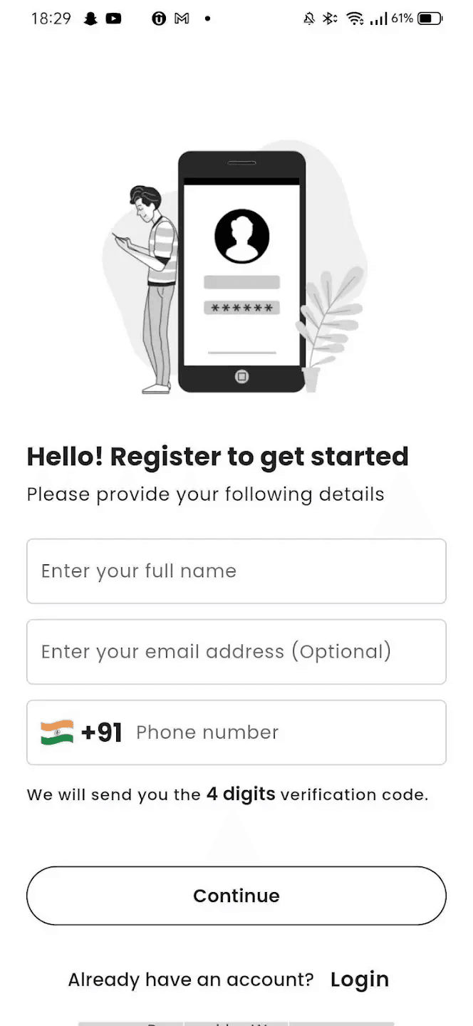 Woopers Flutter app screenshot