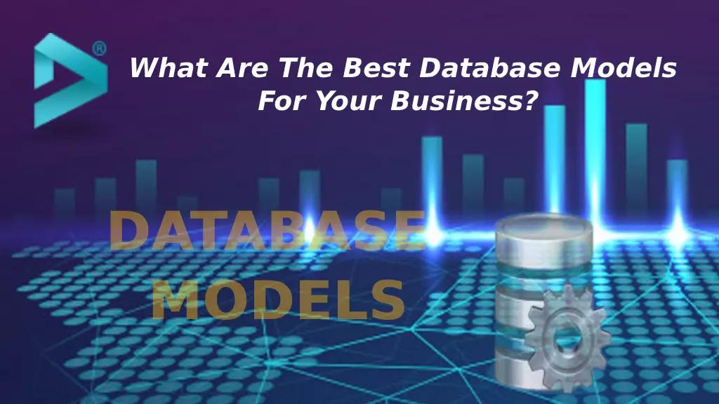 What Are The Best Database Models For Your Business?