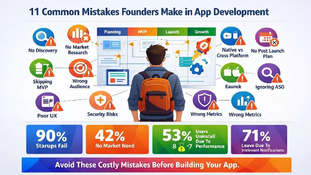 Common Mistakes Founders Make in App Development