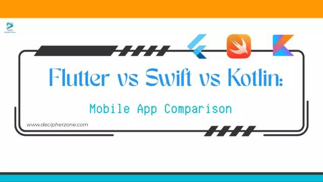 Flutter vs Swift vs Kotlin